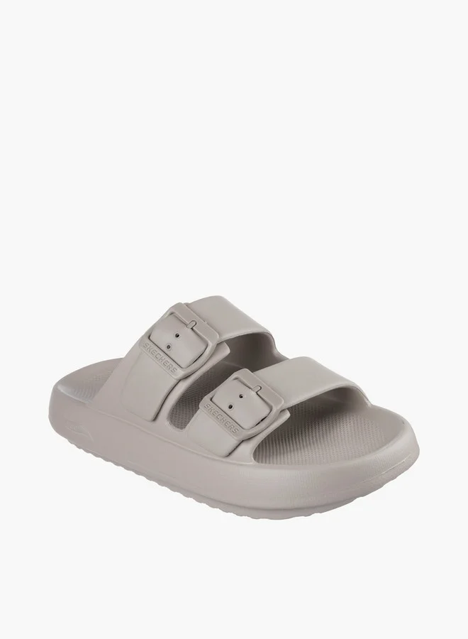 SKECHERS Men Buckle Accent Slides
